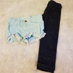 Cat & Jack Leggings - LOGG Shorts Used